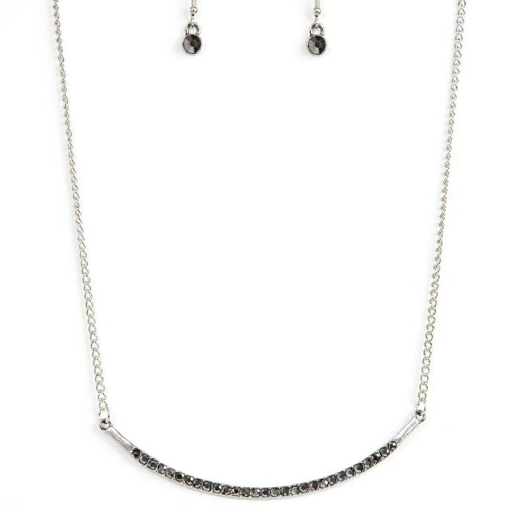 Collar Poppin Sparkle Silver Necklace